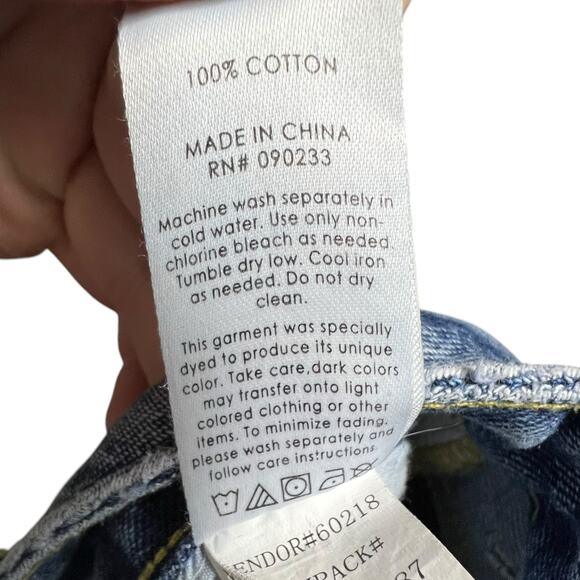 PacSun 90’s Boyfriend Jeans - Size 26, Two-Tone Denim, High-Waisted Fit - Picture 9 of 16